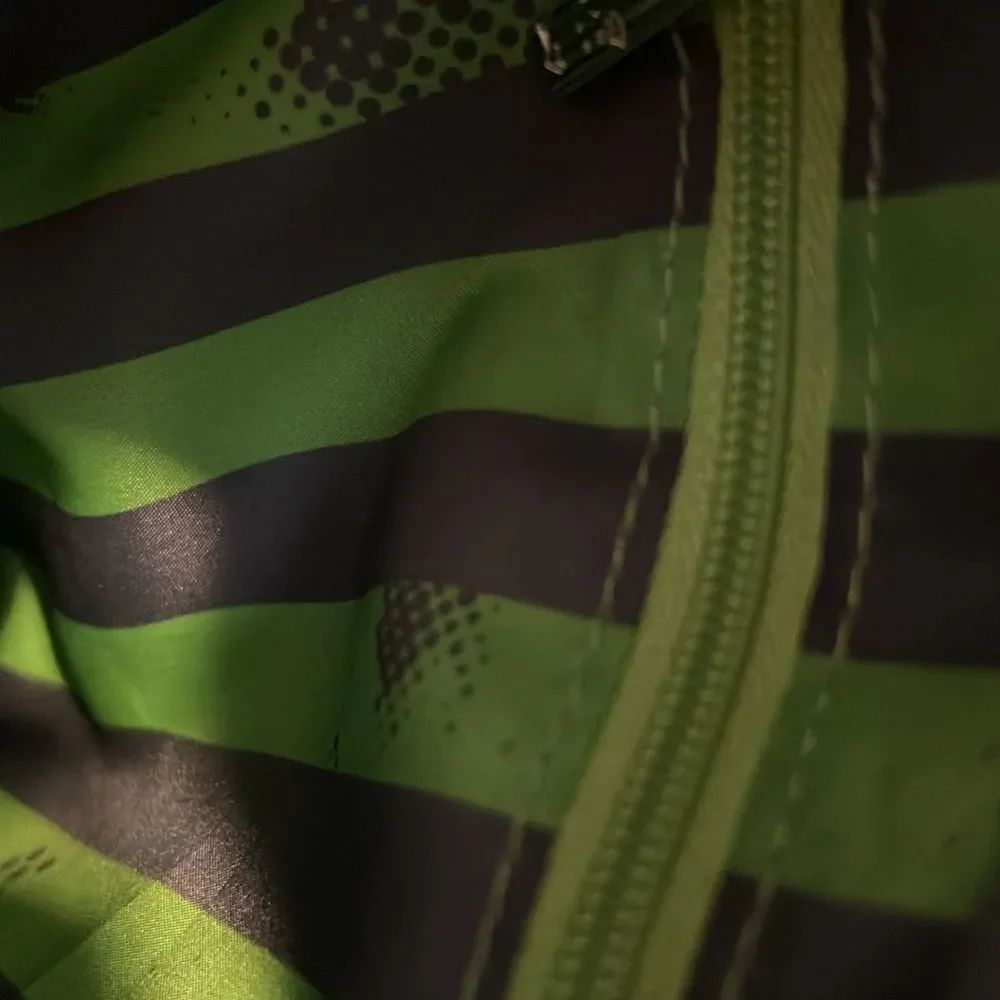 Loungefly Black and White Striped Beetlejuice Beetlejuice Backpack EUC